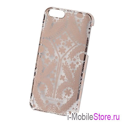 Чехол Christian Lacroix Paseo Transparent Hard для iPhone 6/6s, розовый