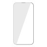 Baseus All-glass (Dust-proof) для iPhone 14 | 13 | 13 Pro (2 шт), черная рамка