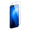 Baseus All-glass (Dust-proof) для iPhone 14 | 13 | 13 Pro (2 шт), черная рамка