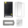 Baseus All-glass (Dust-proof) для iPhone 14 | 13 | 13 Pro (2 шт), черная рамка