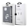 Чехол Lagerfeld Crossbody cardslot PU Saffiano NFT Karl&Choupette Hard для iPhone 14, черный