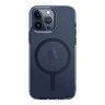 Uniq для iPhone 15 Pro Max чехол Lifepro Xtreme AF Smoke Blue (MagSafe), матовый-синий