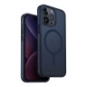 Uniq для iPhone 15 Pro Max чехол Lifepro Xtreme AF Smoke Blue (MagSafe), матовый-синий