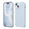 Elago для iPhone 15 Plus чехол Soft silicone (Liquid) Light Blue