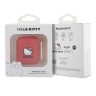 Hello Kitty для Airpods 1/2 чехол Liquid silicone 3D Rubber Kitty Head Fuchsia