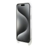 Karl Lagerfeld для iPhone 15 Pro Max чехол Crossbody PC/TPU NFT Choupette + Big Strap Hard Transparent