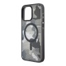 TUMI для iPhone 15 Pro Max чехол PC/TPU Frosted Mesh CAMO Hard Black (MagSafe)