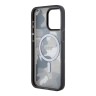 TUMI для iPhone 15 Pro Max чехол PC/TPU Frosted Mesh CAMO Hard Black (MagSafe)