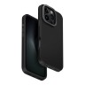 Uniq для iPhone 16 Pro чехол KEVA Max Kevlar with Camera stand Black (MagSafe)