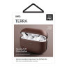 Чехол Uniq Terra Genuine Leather для AirPods Pro, коричневый