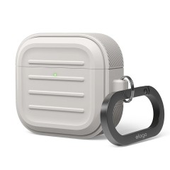 Elago для AirPods 4 чехол Armor Silicone Hang case Stone