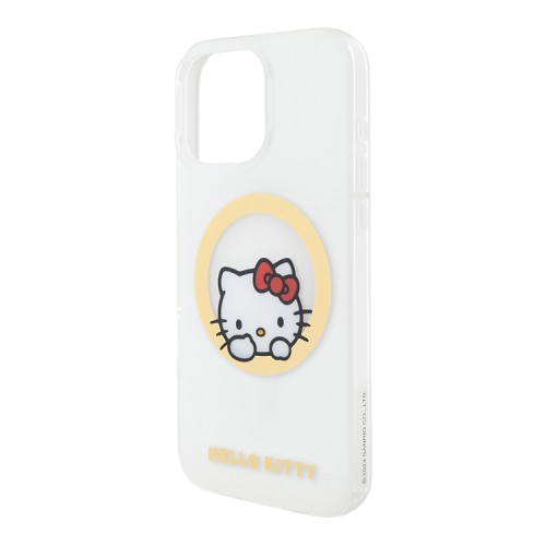 Hello Kitty для iPhone 16 Pro Max чехол PC/TPU Sweet Kitty Hard White (MagSafe)