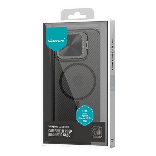 Nillkin для iPhone 16 Pro Max чехол CamShield ProP Magnetic Transparent black