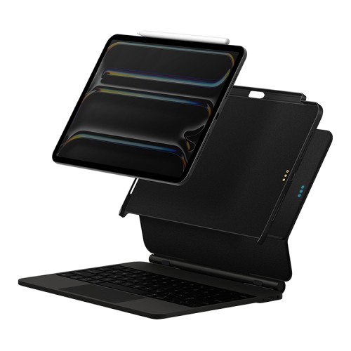 Uniq для iPad Pro 11 (2024) магнитный чехол-накладка AXEL Sanp-easy Magnetic Black