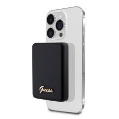 Guess АКБ MagSafe with Metal Script logo 5000 mAh 15W Black