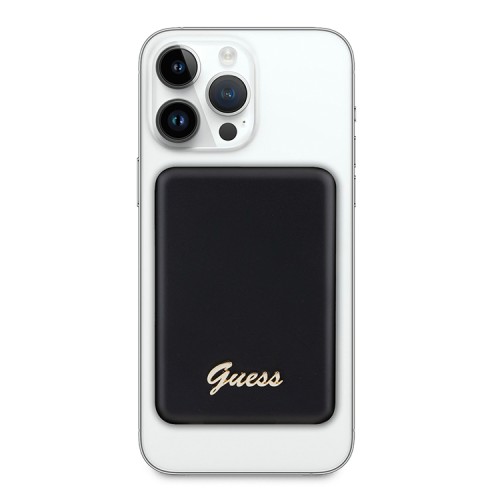 Guess АКБ MagSafe with Metal Script logo 5000 mAh 15W Black