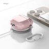 Elago для AirPods 4 чехол Clear Hang case Lovely Pink