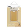 Uniq картхолдер Lyden EVO магнитный кожаный с подставкой для телефона, Canary Yellow