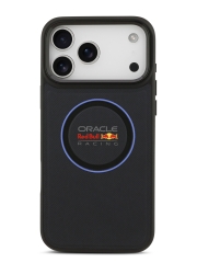 Red Bull для iPhone 17 Pro чехол PU Meshed with Ring and Metal camera Hard Navy/Blue (MagSafe)