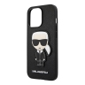 Lagerfeld PU Saffiano Ikonik Patch (metal) Hard для 13 Pro Max, черный KLHCP13XOKPK