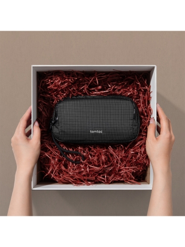 Tomtoc Travel сумка для аксессуаров Light-T12 Electronic Accessory Pouch M 1.8L Cell Black