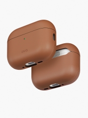 Uniq для Airpods Pro 3 чехол Lyden Vex Leatherette Caramel