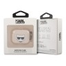 Чехол Karl Lagerfeld TPU Glitters with ring Choupette Transparent для Airpods 3 (2021), золотой