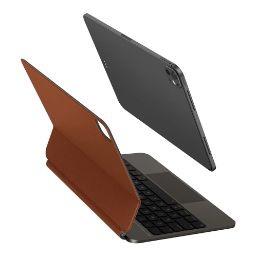 Uniq беспроводная клавиатура VENNO Pro (анг) Magnetic keyboard iPad Pro 11 (2024/25) Caramel