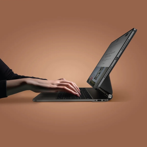 Uniq беспроводная клавиатура VENNO Pro (анг) Magnetic keyboard iPad Pro 11 (2024/25) Caramel