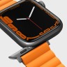 Ремешок Uniq Revix reversible Magnetic для Apple Watch 49-46-45-44 mm, серый/оранжевый