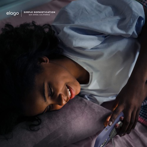 Чехол Elago MagSafe Soft Silicone для iPhone 14, фиолетовый