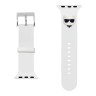 Ремешок Lagerfeld Silicone Choupette head для Apple Watch 42-41-40 mm, белый
