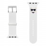 Ремешок Lagerfeld Silicone Choupette head для Apple Watch 38-40-41 mm, белый