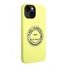 Чехол Lagerfeld Liquid silicone RSG Round logo Hard для iPhone 14 Plus, зеленый