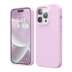 Elago для iPhone 14 Pro чехол Soft silicone (Liquid) Light Lilac