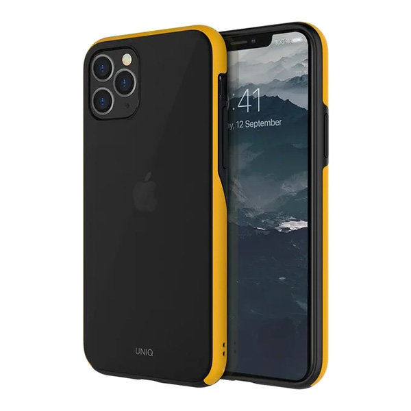 Чехол Uniq Vesto для iPhone 11 Pro, желтая рамка