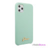 Чехол Guess Silicone collection Vintage logo для iPhone 11 Pro Max, Mint Green
