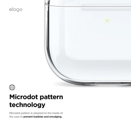 Elago для AirPods 4 чехол Clear Hang case Transparent