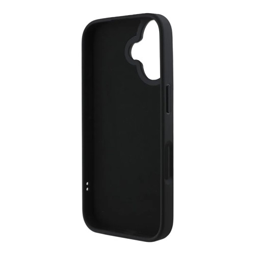 Karl Lagerfeld для iPhone 16 чехол 3D Rubber Bicolor Signature Hard Black