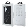 Karl Lagerfeld для iPhone 16 чехол 3D Rubber Bicolor Signature Hard Black