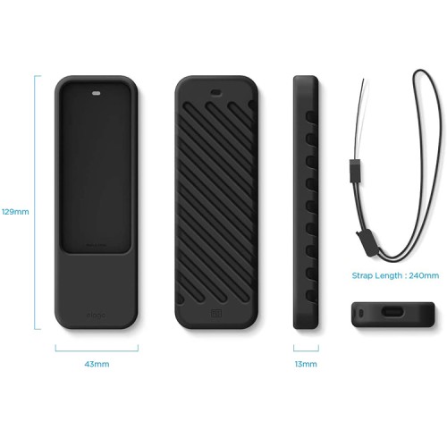 Чехол Elago R3 Protective Case для пульта Apple TV (по 2020 г.), черный