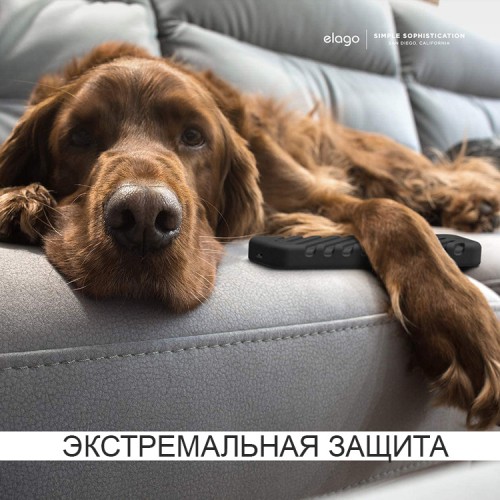 Чехол Elago R3 Protective Case для пульта Apple TV (по 2020 г.), черный