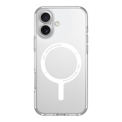 Uniq для iPhone 16 Plus чехол Clario Clear (MagSafe)