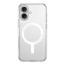 Uniq для iPhone 16 Plus чехол Clario Clear (MagSafe)