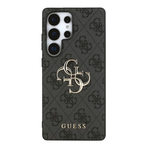 Guess для Galaxy S25 Ultra чехол PU 4G Big metal logo Hard Black