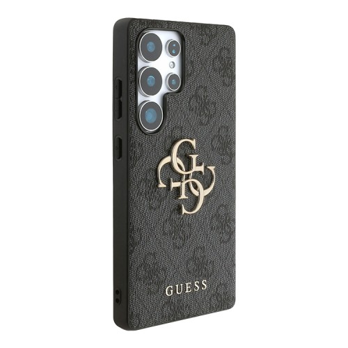 Guess для Galaxy S25 Ultra чехол PU 4G Big metal logo Hard Black