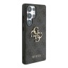 Guess для Galaxy S25 Ultra чехол PU 4G Big metal logo Hard Black