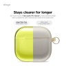 Elago для AirPods 4 чехол Clear Hang case Neon Yellow