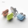 Elago для AirPods 4 чехол Clear Hang case Neon Yellow