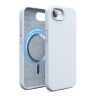 Elago для iPhone 16e чехол Soft silicone (Liquid) Light Blue (MagSafe)